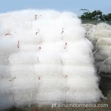 Filler elástico estéreo para tratamento de águas residuais ambiental